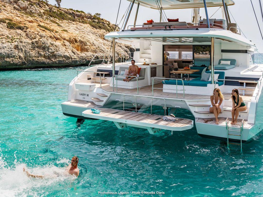 Lagoon 55 Crewed Catamaran Charter Greece 23