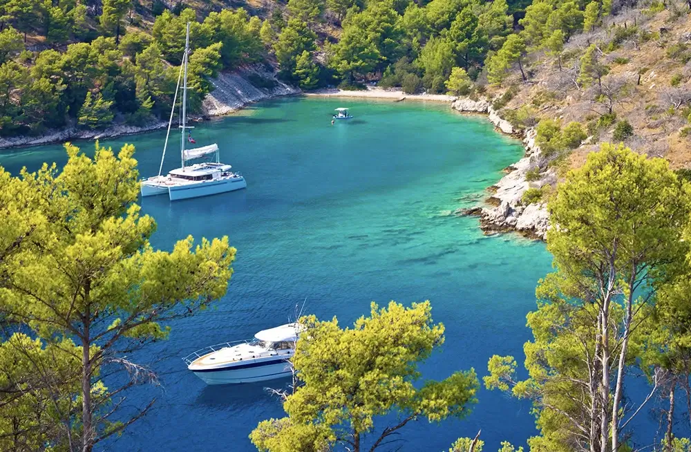 Borca Hvar Split Aquatorium Best Anchorages