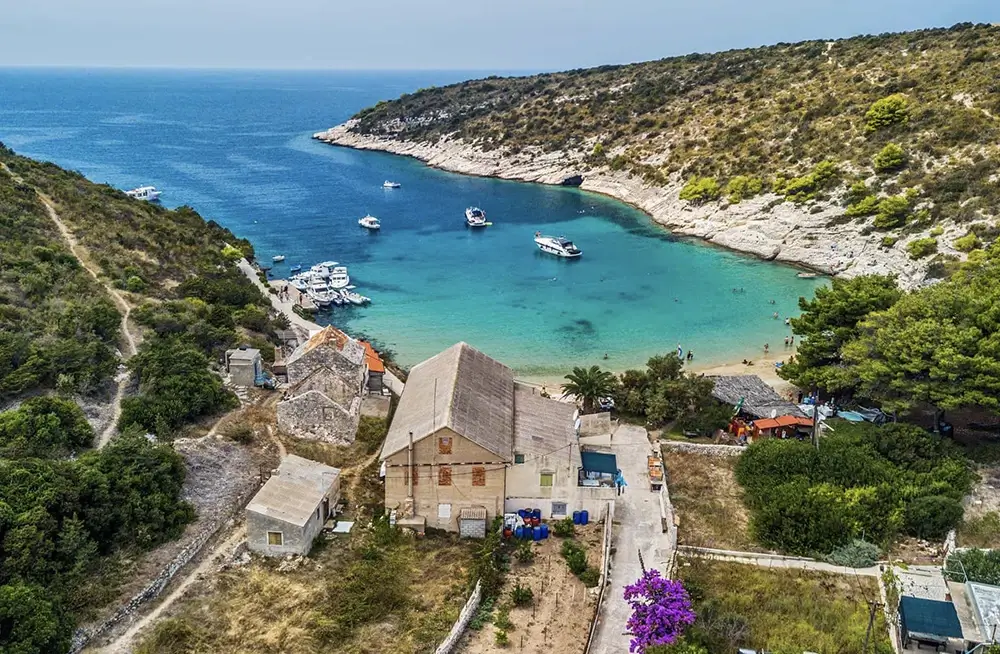 Porat Bay Bisevo Split Aquatorium Best Anchorages